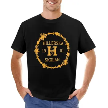 hillerska skolan 1901 | Золотая Толстовка Wilhelm's, Идея подарка для Вашего Бойфренда, футболка на заказ, мужские футболки